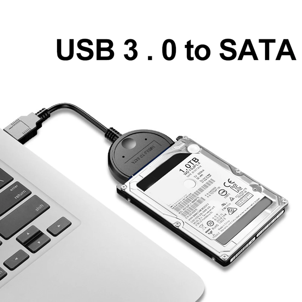 SATA USB Standžiojo Disko, Išorinio HDD Adapteris Keitiklis Kabelis SATA į USB 3.0 2,5 colių сата кабель