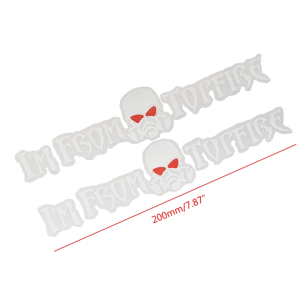 1Pair RC Automobilių Lipdukai TOPFIRE Logotipą, Lipdukai Ženklai, Uodega galinėje Nuotolinio Valdymo Automobilių Apdailos Dalys