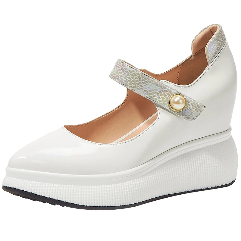 Zapatos mujer naują pavasario butas platforminiai batai moterims mokasīni, natūralios odos Storio apačioje sportbačiai moteriški laisvalaikio bateliai