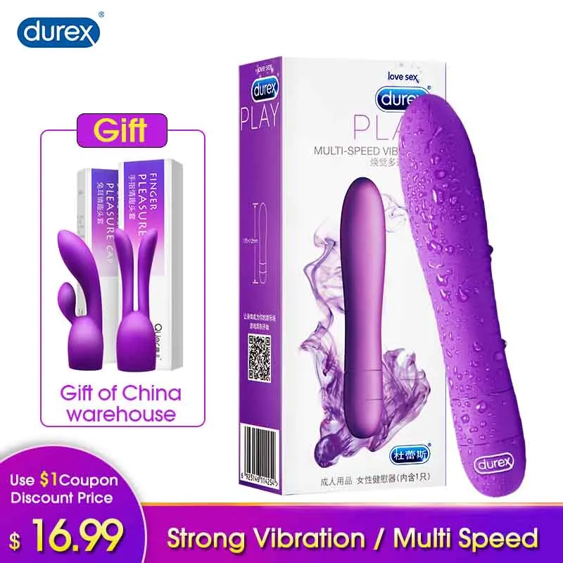 Durex Vibratoriai 2 Priedus G-Spot, Multi Greitis Silikono Vibratorius Klitorio Skatinti Massager Suaugusiems, Sekso Žaislai Moterims
