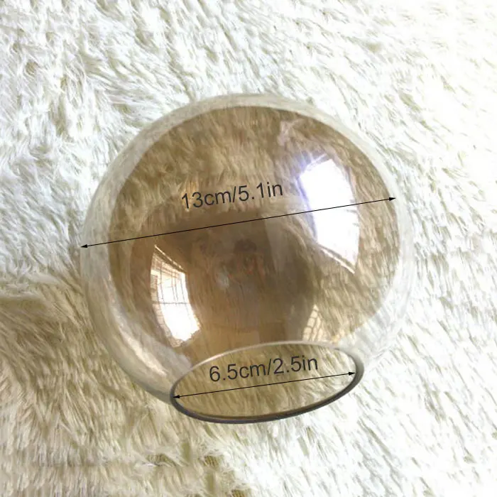 Pakeitimo Stiklo Lempos Atspalvis, Pagalbinė Pasaulyje Stiklo danga D15cm D13cm Pilka Umbra magic bean liustra