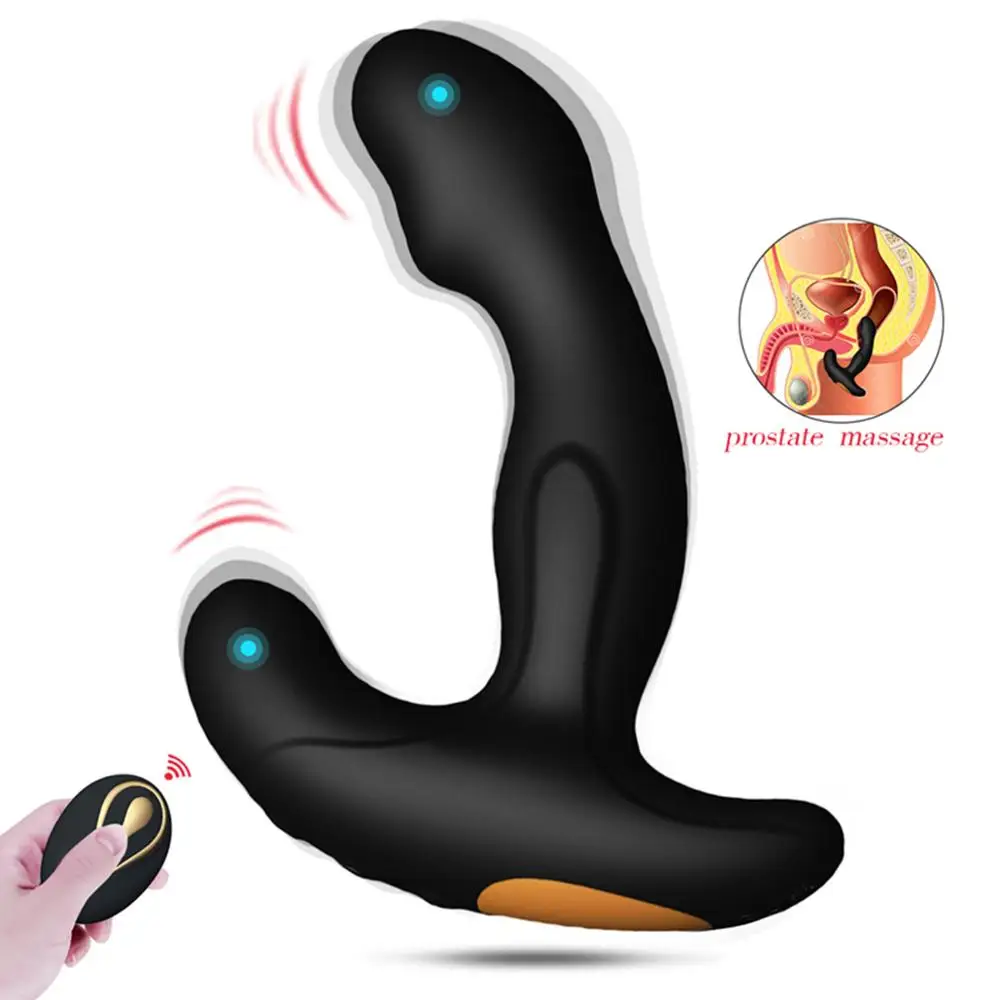 A37 Prostatos Vibracijos Massager Kieme Išangę G-taško Vibratorius Unisex Gėjų Sekso Žaislai Analinis Seksas Produktų, Silikono Išjungti Galingas