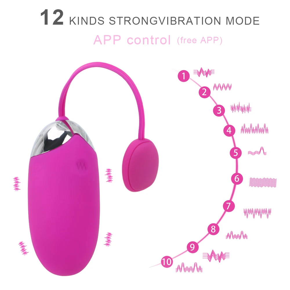 IKOKY Multispeed Vibratorius USB Įkrovimo Silikono Belaidžio Nuotolinio valdymo Sekso žaislas moterims, moterų Suaugusiųjų Produkto APP 