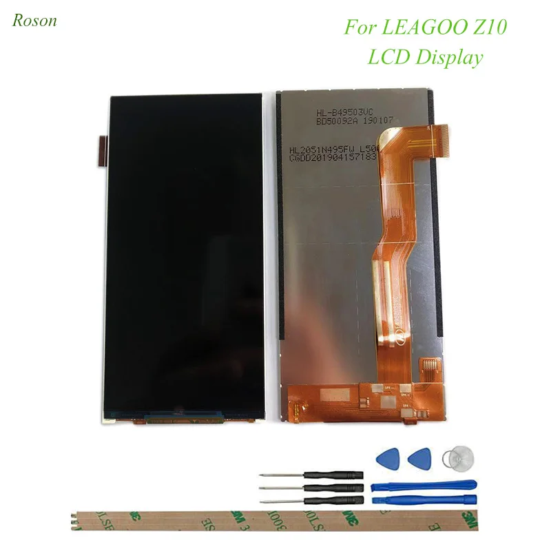 Roson už Leagoo Z10 LCD Ekranas 5.0 Coliai 18：9 Ekrano Skaitmeninis Remonto Dalių Pakeitimo Leagoo Z10 +Įrankiai