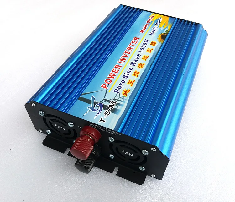 Viršįtampių galia 3000W Pure Sine Wave Power Inverter 1500W DC12V/24V/36V/48V, kad AC110V/220V, 50 HZ/60 HZ skaitmeninis ekranas