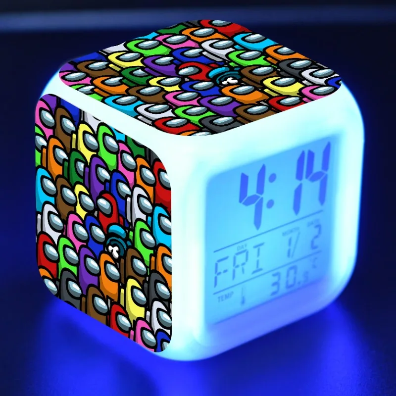 3D Tarp Mūsų Žaidimas Spausdinti Žiūrėti Reloj Despertador Skaitmeniniai Laikrodžiai LED Laikrodis-Žadintuvas Uodegos MilesDr.Robotnik Horloge Digitale Siųsti