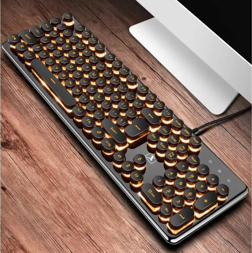 Žaidimų klaviatūra ir Pelė Laidinė klaviatūra su apšvietimu klaviatūros Žaidėjus rinkinys 3200Dpi Silent Gaming Pelės Rinkinys, Skirtas KOMPIUTERIUI Laptopo