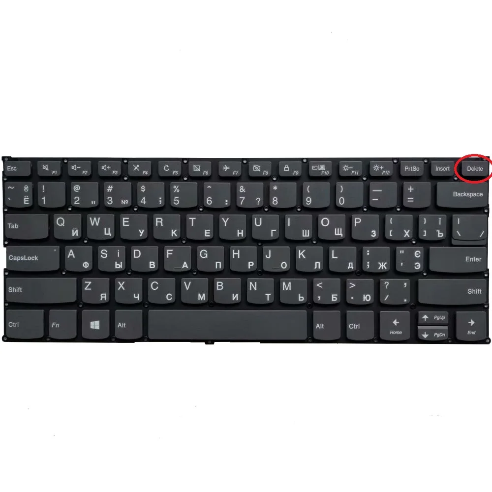 Naujas rusų klaviatūra LENOVO Air14 air15 JOGOS 530 120S-11IAP RU nešiojamojo kompiuterio klaviatūra NE foninio apšvietimo