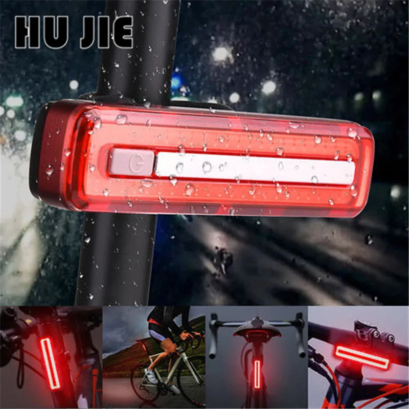 Dviračių Uodegos Šviesos USB Įkrovimo Galingas 300 Liumenų LED Dviračių Raudona Galinis Žibintas Kalnų Dviratį Motociklą LED Šviesos
