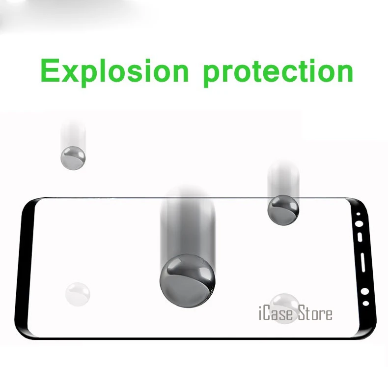 3D Full Screen Protector Kino 9H Grūdintas Stiklas Samsung Galaxy S6 S7 S8 Krašto Plus A3 A5 A7 2017 A320F A520F A720F Filmas Atveju