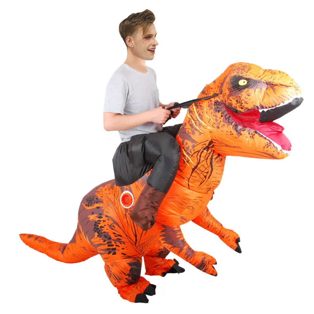 Naujos T-REX Pripučiami Dinozauro Kostiumo Suaugusiųjų Cosplay kostiumai Helovinas Kostiumas Moterims, Gyvūnų Cosplay Šalies Fantasia Disfraces