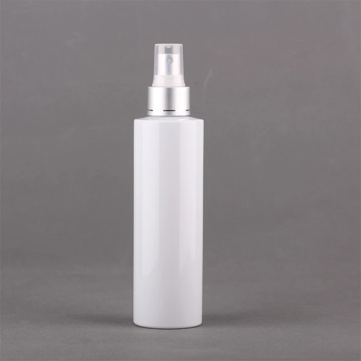 200ML baltas/skaidrus plastiko, PET rūko purkštuvu butelį vandens/wc/tonerio odos priežiūros kosmetikos pakuotės