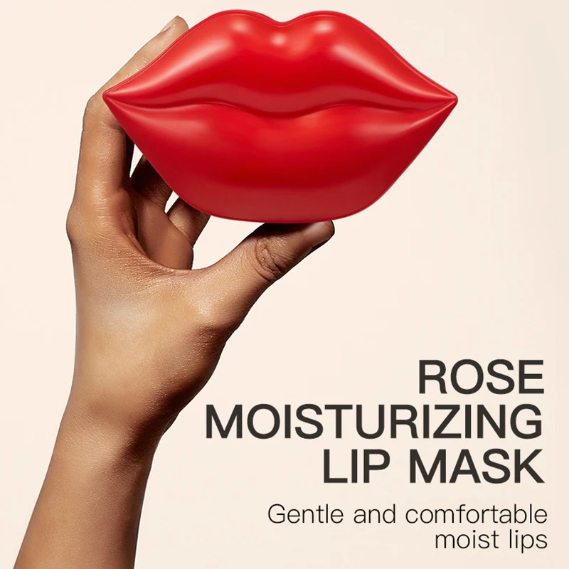 Rekomenduojame 20pcs Drėkina Švelniai Drėkinantis Anti-senėjimo Lūpų Odos Pleistras Lūpų Rose Lūpų Kaukė