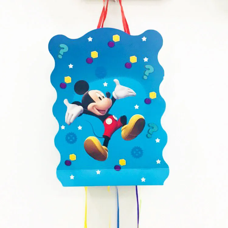 1pc/set Mickey Mouse Lankstymo Pinata Vaikams Gimtadienio Žaidimas Apdailos Juokinga Berniukai Gimtadienio Prekių Micky Mouse Pinata