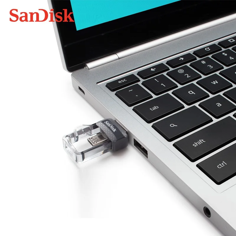 SanDisk Ultra OTG USB Flash Drive 16GB 32GB 64GB 128 GB Dual Ratai m3.0 Pendrive 