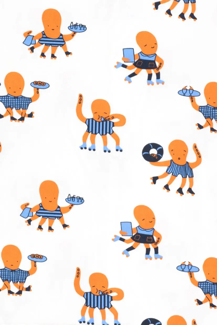 Vaikų Vasaros Drabužių Rinkiniai Aštuonkojai Spausdinti Animacinių filmų Rinkinys Kūdikių Berniukų, Mergaičių marškinėliai + Šortai 2vnt Kostiumai 2019 vaikų Drabužiai