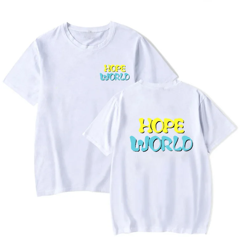 K-pop serijos lėlės T-shirt apvalus kaklas trumpas rankovėmis marškiniai korėjos bulletproof jaunimo grupė asmenybės T-shirt kpop t-shirt