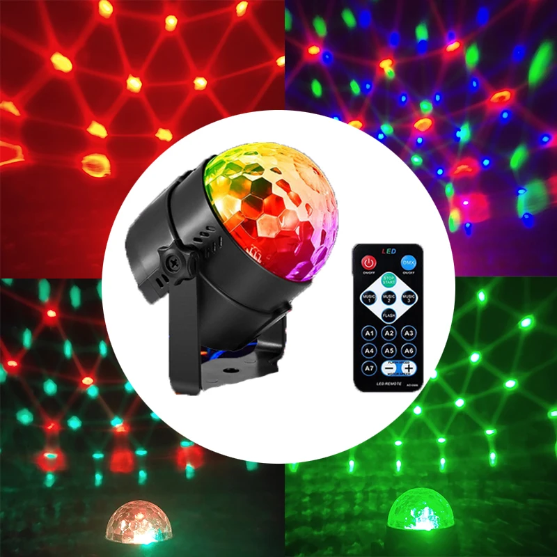 Mini RGB Disco Šviesos, DJ, LED Lazeris Etape Projektorius raudona mėlyna žalia Lemputė USB Įkrovimo Vestuvių, Gimtadienių, bernvakarių DJ Lempos