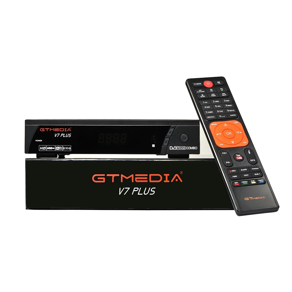 GTmedia V7 Plius DVB-T2/S2 Palydovinis Imtuvas Paramos H. 265 PowerVu,DRE Biss PVR VU WiFi, Ispanija, Europa Cline 1 Metai