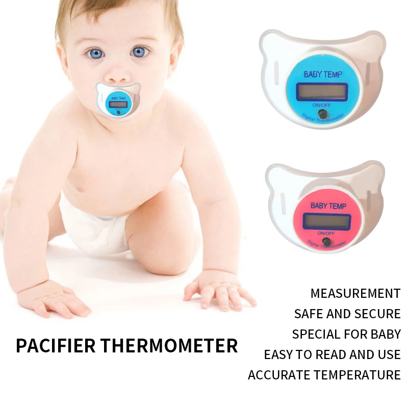 Rožinė mėlyna moterų kūdikio žindukas termometras namuose termometras