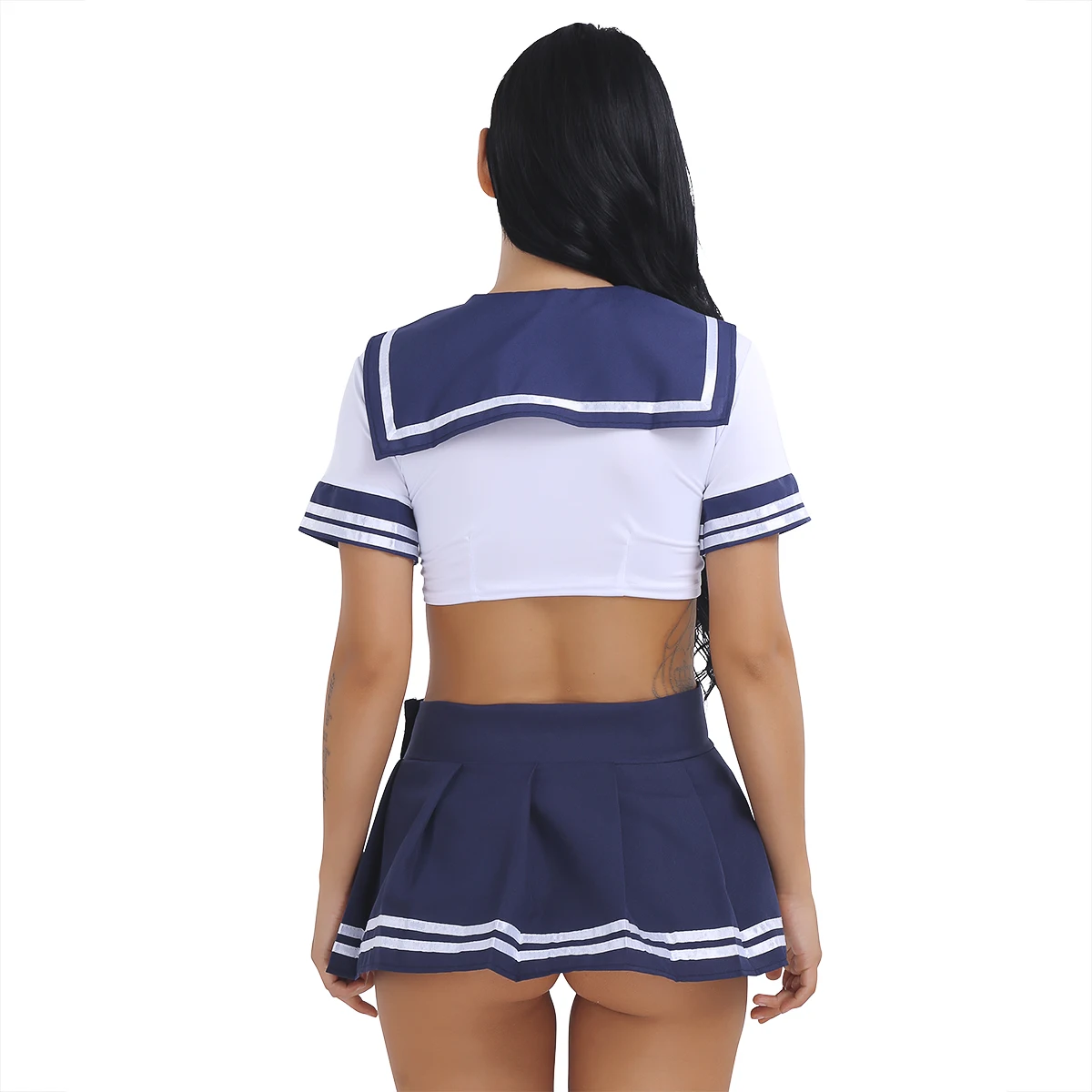 Japonijos Sexy Anime Mokyklos Mergaičių Cosplay Kostiumų Moksleivė Uniformas Mielas Kostiumas Sailor JK Studentų Vaidmuo Žaisti Drabužių, apatinio Trikotažo Komplektas