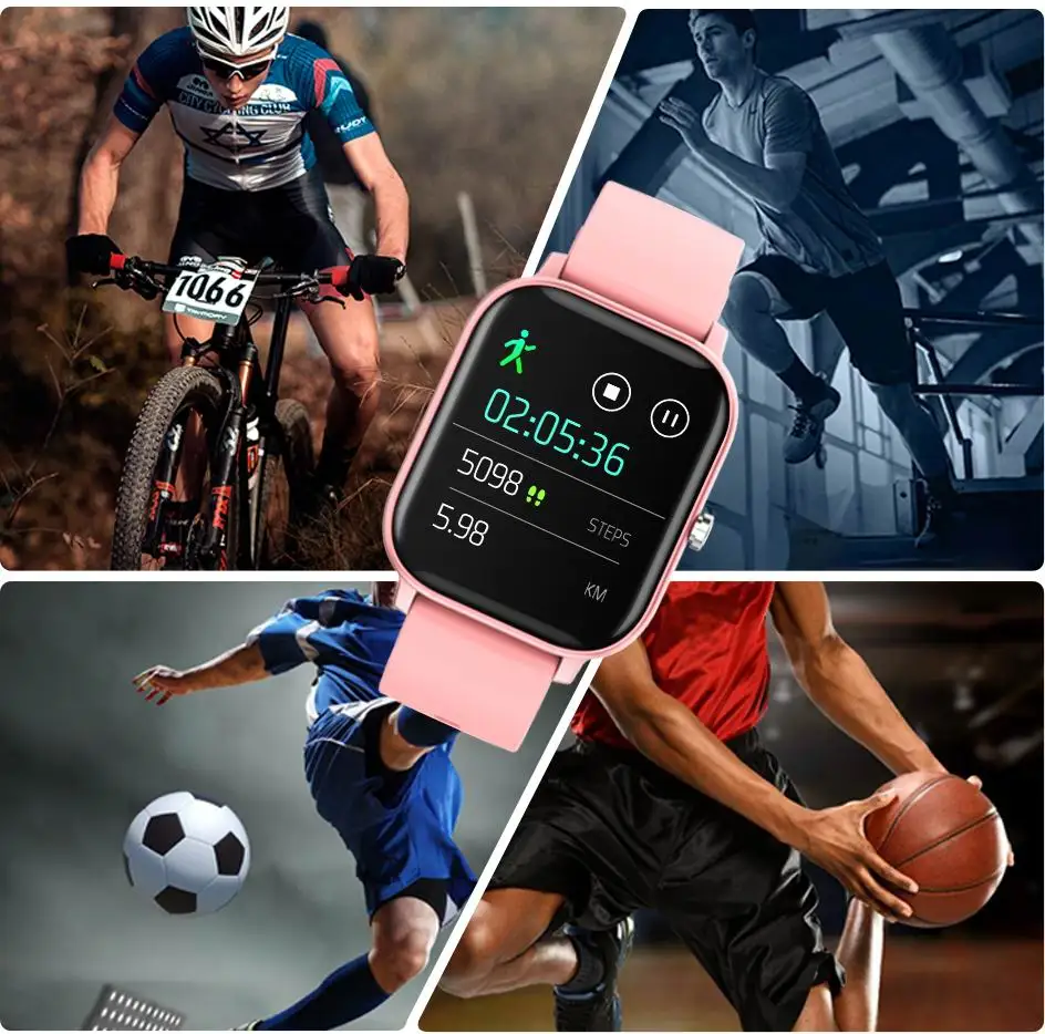 1.4 colių moterų Smart Žiūrėti Visą Android Touch Fitness Tracker laikrodžiai laikrodis Laikrodį Smartwatch vyrai 
