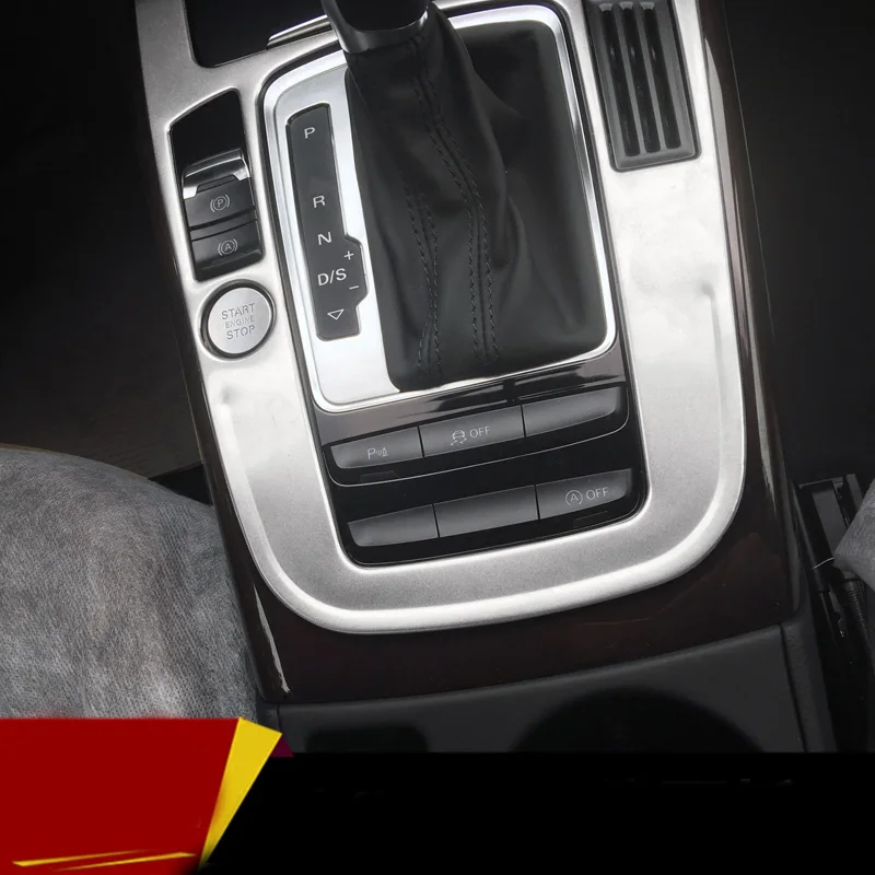 Automobilių Stiliaus Pavarų Perjungimo Rėmelio Skydelio Apdaila Padengti Apdaila, Nerūdijančio Plieno, Lipdukai Audi A4 B8 Audi Q5 2009-2016 Metų Reikmenys