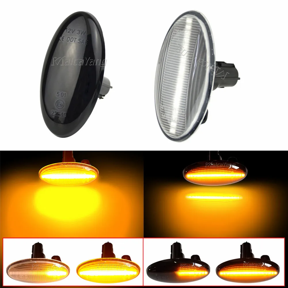 LED Dinaminis Šoniniai Gabaritiniai Posūkio Signalo Lemputė Subaru Forester Impreza Eilės Indikatorių. 2008 m. 2009 2010-2019