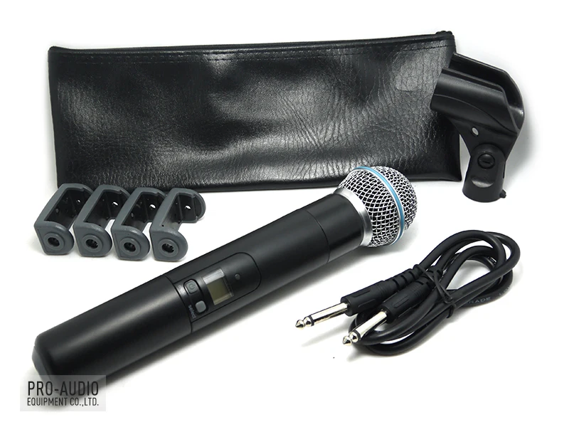 UHF Profesinės SLX24 BETA 58 Bevielis Mikrofonas Bevielis Karaoke Sistema Su 58A Rankinį Siųstuvą Juosta L4 638-662Mhz