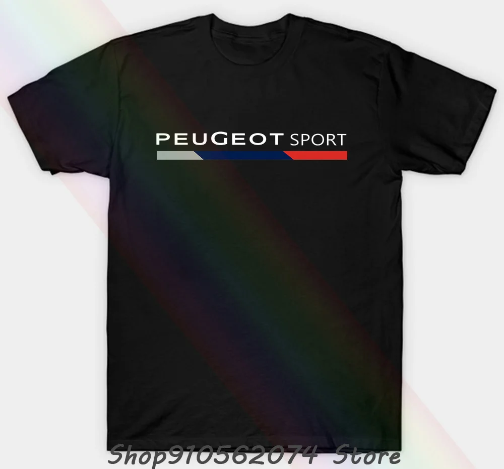 Peugeot Sport Logotipas Aukštos Kokybės Grafika Skalbti Daugkartinių Unisex marškinėliai
