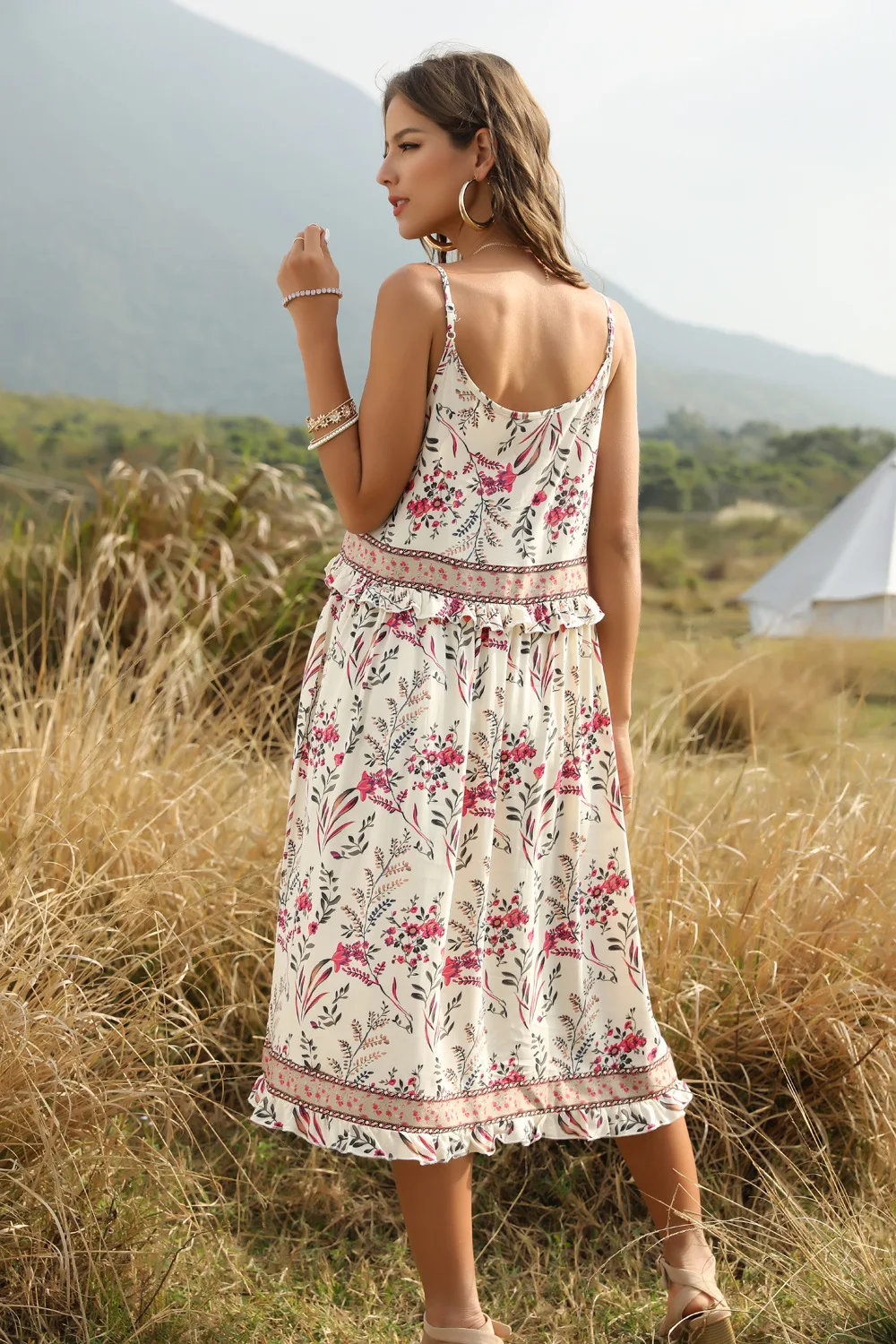 Derliaus Turkis strappy vasaros suknelė pinikai skydelis čigonų laisvas ilgas sukneles, o-kaklo, rankovių prabangus paplūdimio suknelė moterims 2020 m.