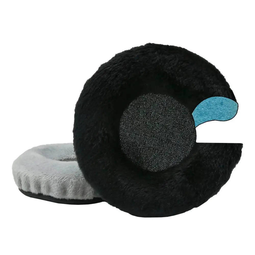 EarTlogis Aksomo Pakeitimo Ausų Pagalvėlės AKG K67 K618 K619 DJ Tiesto laisvų Rankų įrangos Dalys Earmuff Padengti Pagalvėlės Puodeliai pagalvė