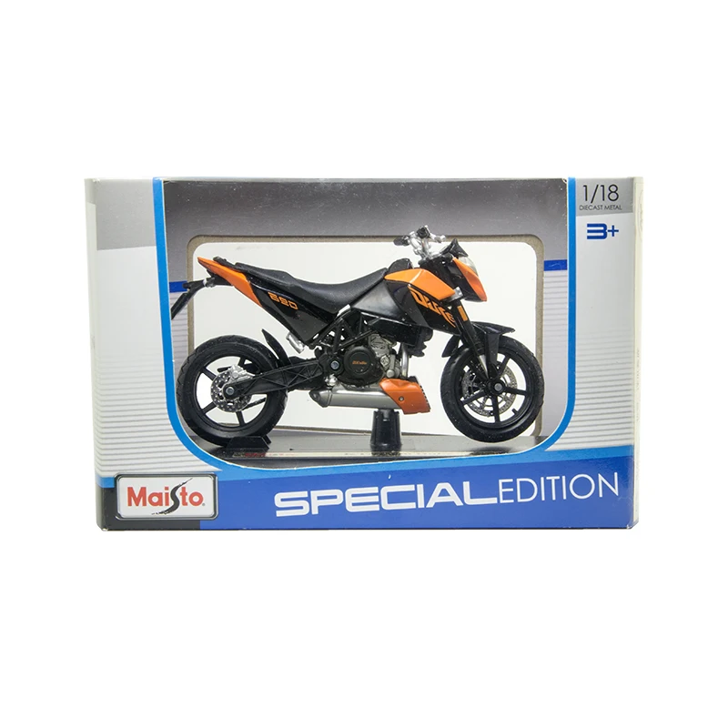 Maisto 1:18 Motociklo Modelis KTM 690 DUKE Modelio dviratį Lydinio Motociklo Modelio transporto Nuoma Mini Lenktynių Žaislas Dovanų Kolekcija