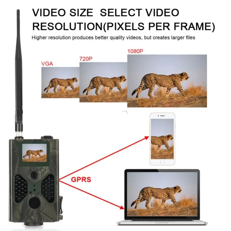 Medžioklės Stebėjimo Kamera Lauko Medžioklės, Laukinių Gyvūnų Stebėjimas Naktinio Matymo Kamera Spąstus Žvalgybą Fotoaparatas