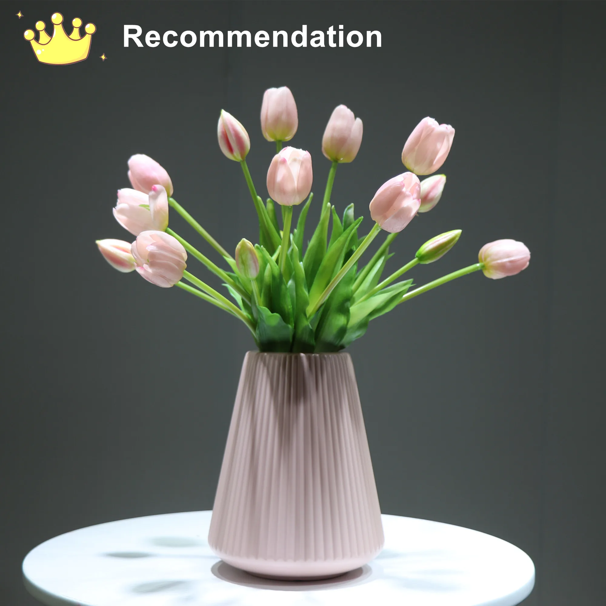 INDIGO-(3 gėlės+2 bud) Tulpių Puokštė Nekilnojamojo Touch Silikono Aukštos Kokybės Namų Individualų Dirbtinių Gėlių Vestuvių Nemokamas Pristatymas