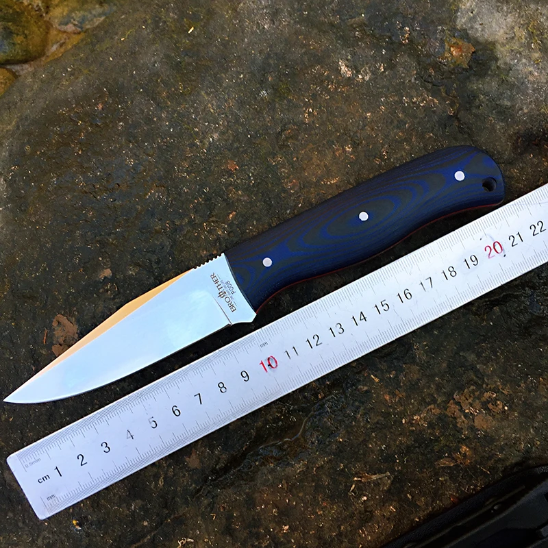 [BROLIS F008] 61HRC D2 peilis Fiksuotais Ašmenimis peilis Bushcraft Peiliai Tiesiai Taktinis Medžioklės Kempingas aukštos kokybės EDC įrankis