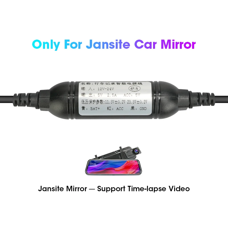 JMCQ Sunku Kit Laidas Mini USB Automobilinis Įkroviklis, Maitinimo, Keitiklio Konverteris Adapteris, Brūkšnys Cam DVR Recorder Užsiregistruoti