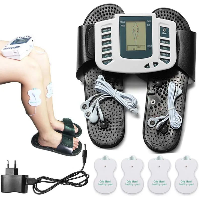 Elektroninių Full Body Massager pečių, kojų atgal foot massager kūno Terapijos Šlepetės Impulso Akupunktūra Masažas Lieknėjimo Mašina