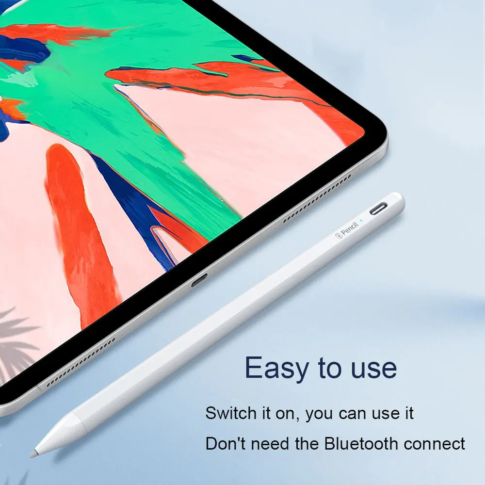 Stylus iPad Pro 11 12.9 2020 Palmių Atmetimo Touch Pen for iPad 9.7 2018 Pro 10.2 2019 Mini 5 Oro 13 Pen Apple Pieštukas