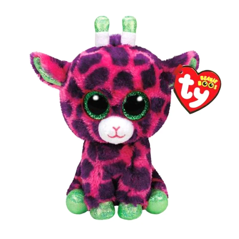 Tu Mielas Gyvūnų, Violetinė Žirafa Su Žalia Akimi Pliušinis Žaislas Lėlės Kalėdų Dovana 6