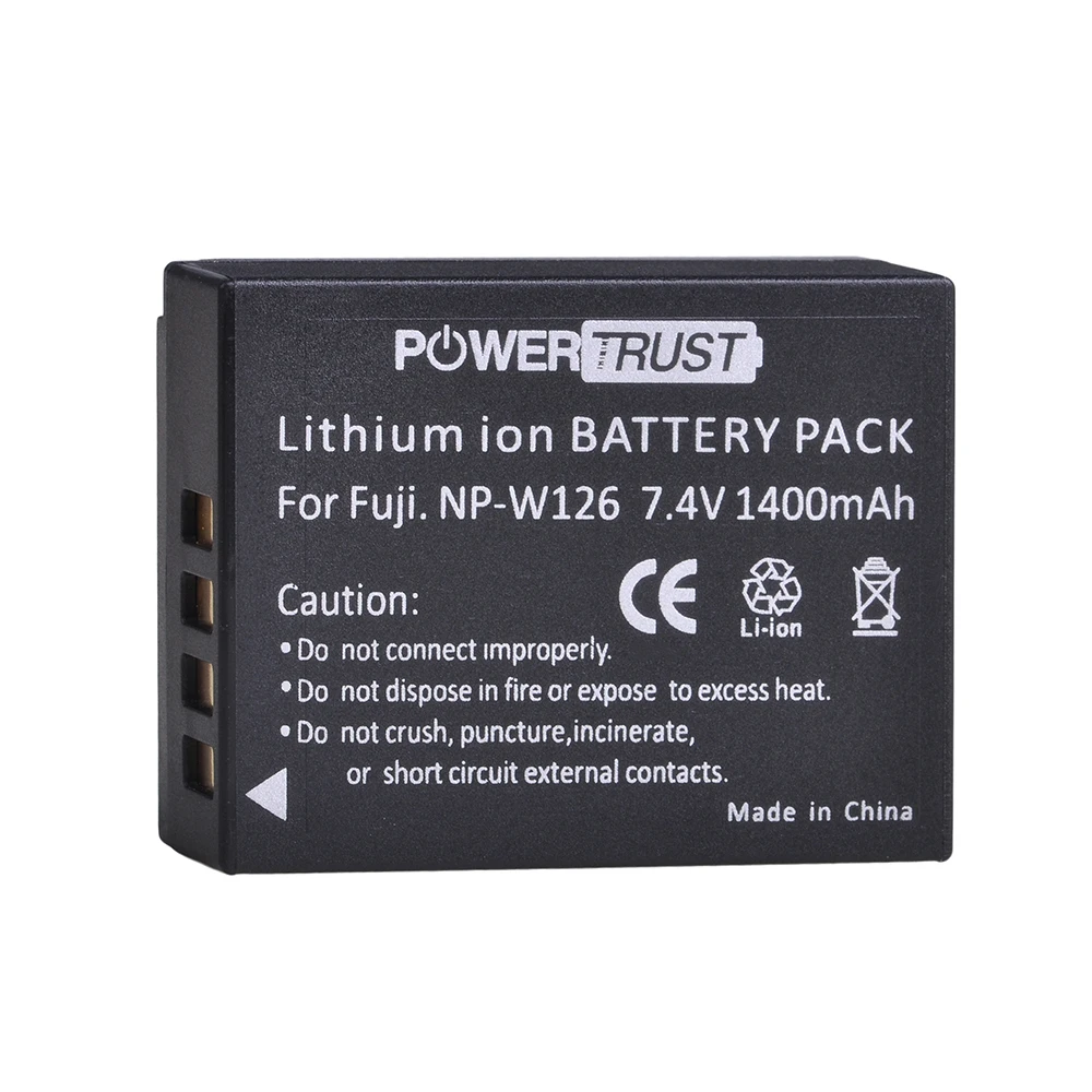 NP-W126 NPW126 NP-W126S Baterija Fujifilm X100F X-A10 X-A7 X-A5 X-A3 X-A2 X-A1 X-E2 X-E2S X-Pro1 X-Pro2 X-Pro3 X (T1) X (T2) X-T3