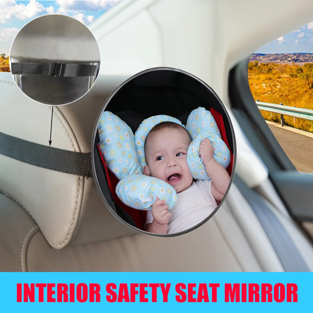Automobilių Saugos Galinės Sėdynės Reguliuojamas Priekinis Peržiūrėti Galiniai Interjero Saugos, Sėdynė, Veidrodis, Vaikų Saugos Veidrodis Galinio Vaizdo Veidrodėlis Kūdikiui Automobilių Veidrodėliai