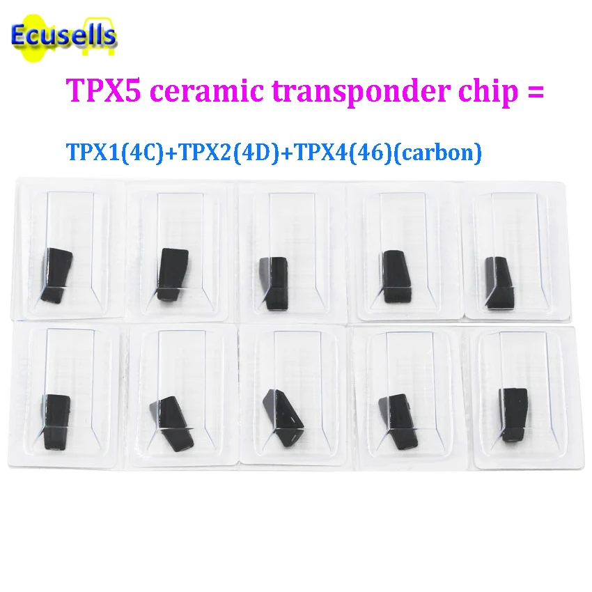 10vnt/daug AUTOMOBILIO RAKTAS CHIP TPX5 3 1 BVI Keramikos chip ATSAKIKLIS cloner CHIP = TPX1(4C) + TPX2(4D) + TPX4(46) (anglies)