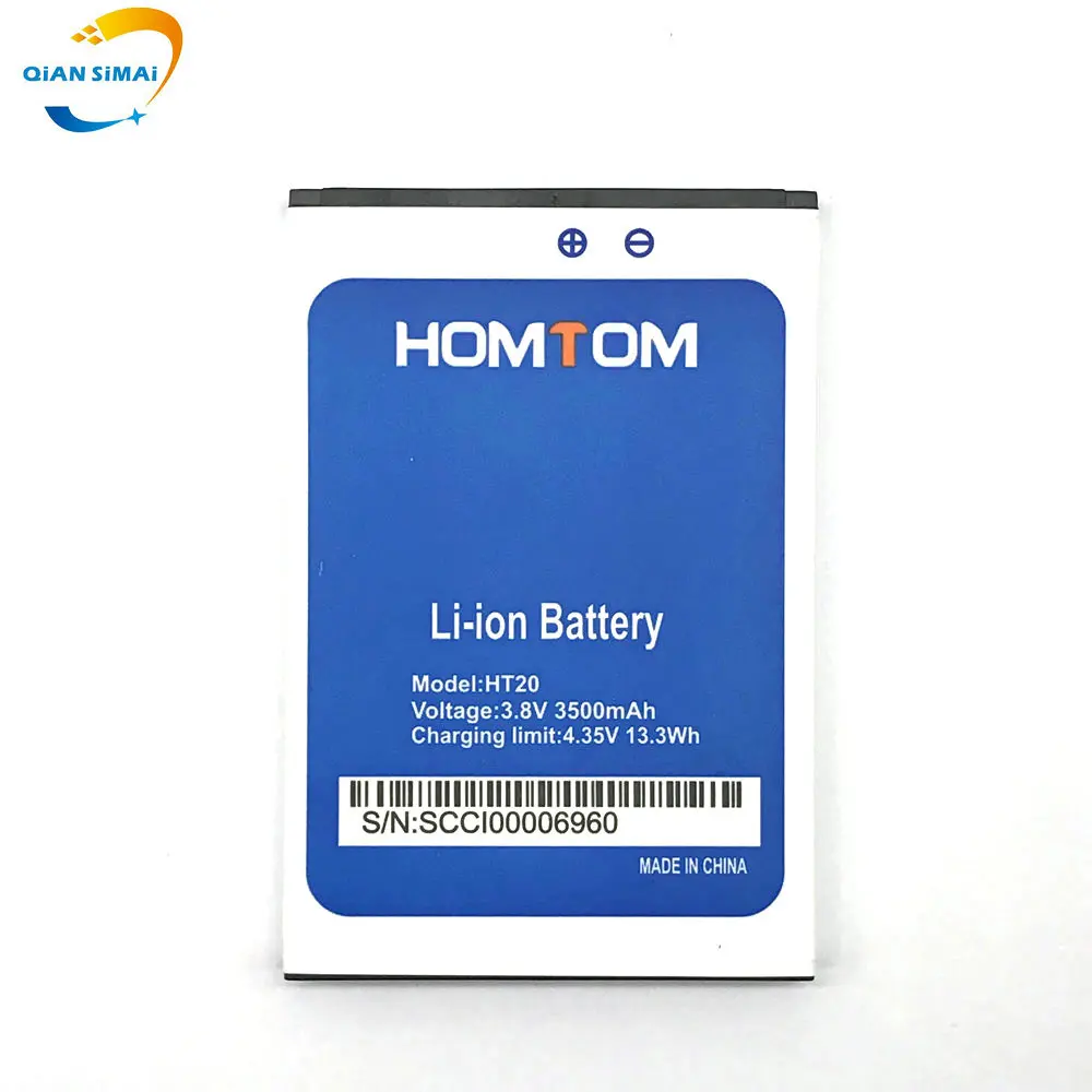 Nauji Aukštos Qualtiy Homtom HT20 Baterija Homtom HT20 Pro mobiliųjų telefonų sandėlyje+ Stebėti Kodas