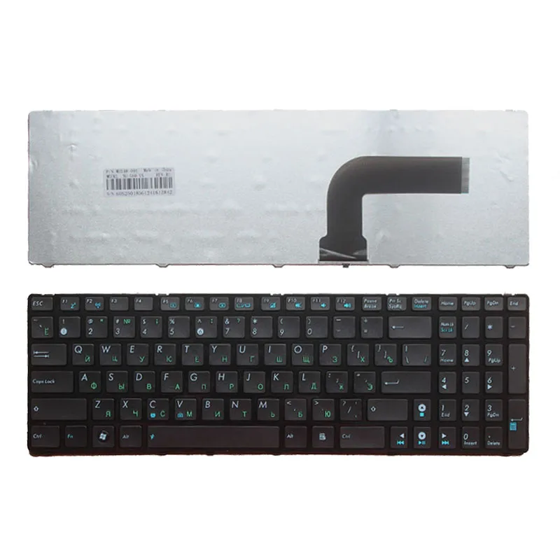 Rusijos Klaviatūros ASUS K52J N50 K52 A53 G60 N73 F50 N61 G72 G51 N71 N53 F50N F50S F50Q RU sienos nešiojamojo kompiuterio klaviatūra Juoda