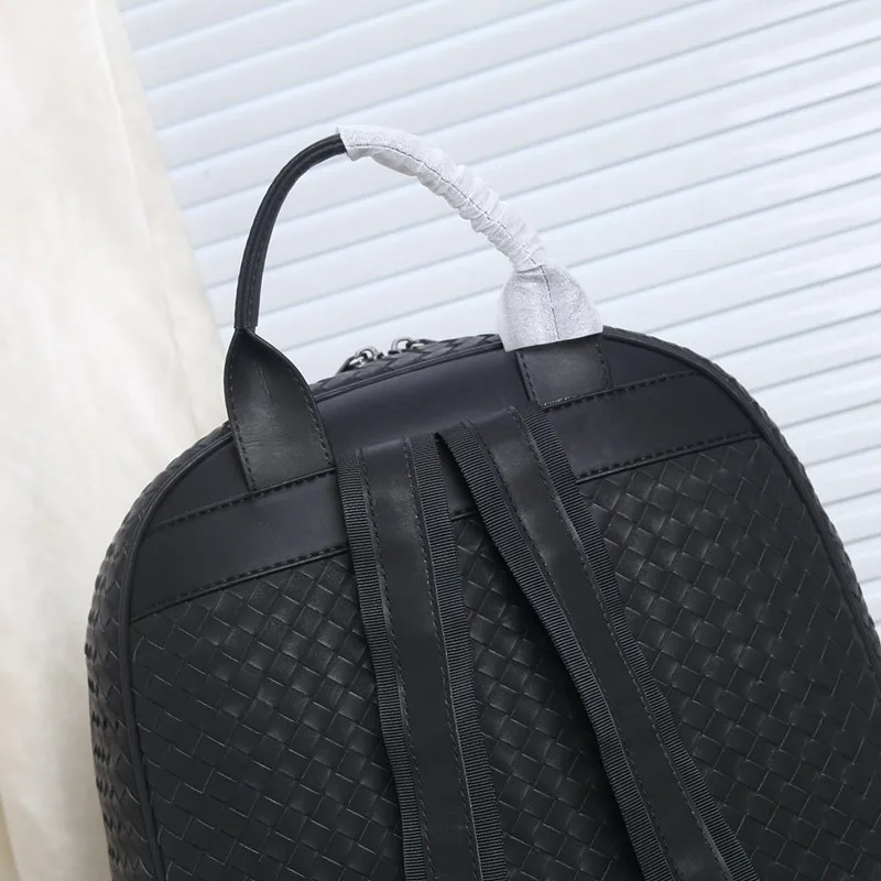 Kaisiludi odos mezgimo vyrų krepšys dvigubas pečių maišą pora maišą mados tendencija kompiuterio krepšys merginos epiliacija odos kuprinė