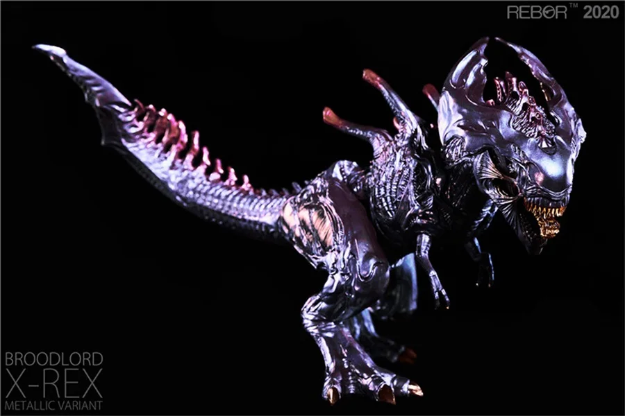 REBOR 1:35 Masto Svetimų Tyrannosaurus X-REX 160567 Metalo Perų Viešpats 43 cm Suaugusiųjų Dinozaurų Modelis Žaislas
