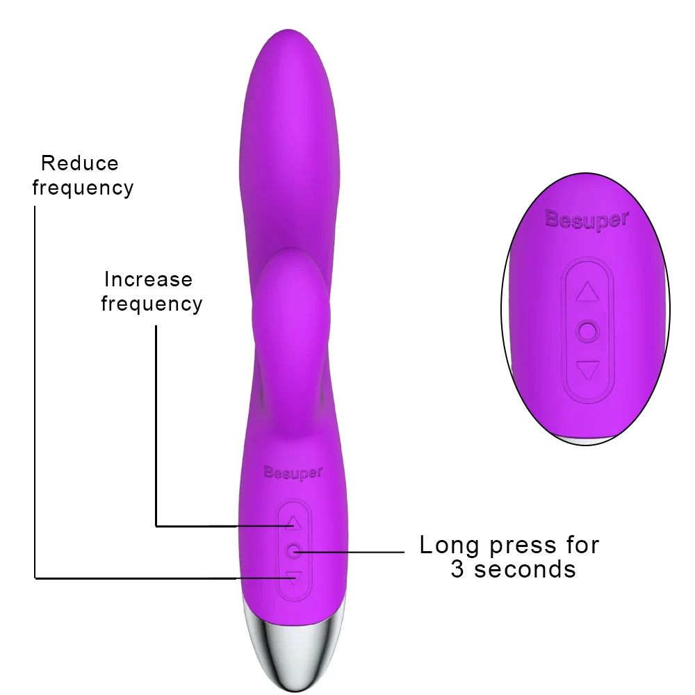 OLO Dildo G-taško Masažą Klitorio Skatinti Rabbit Vibratorius Moterų Masturbacija Sekso Žaislai Moters Makšties Clit Vibratorius
