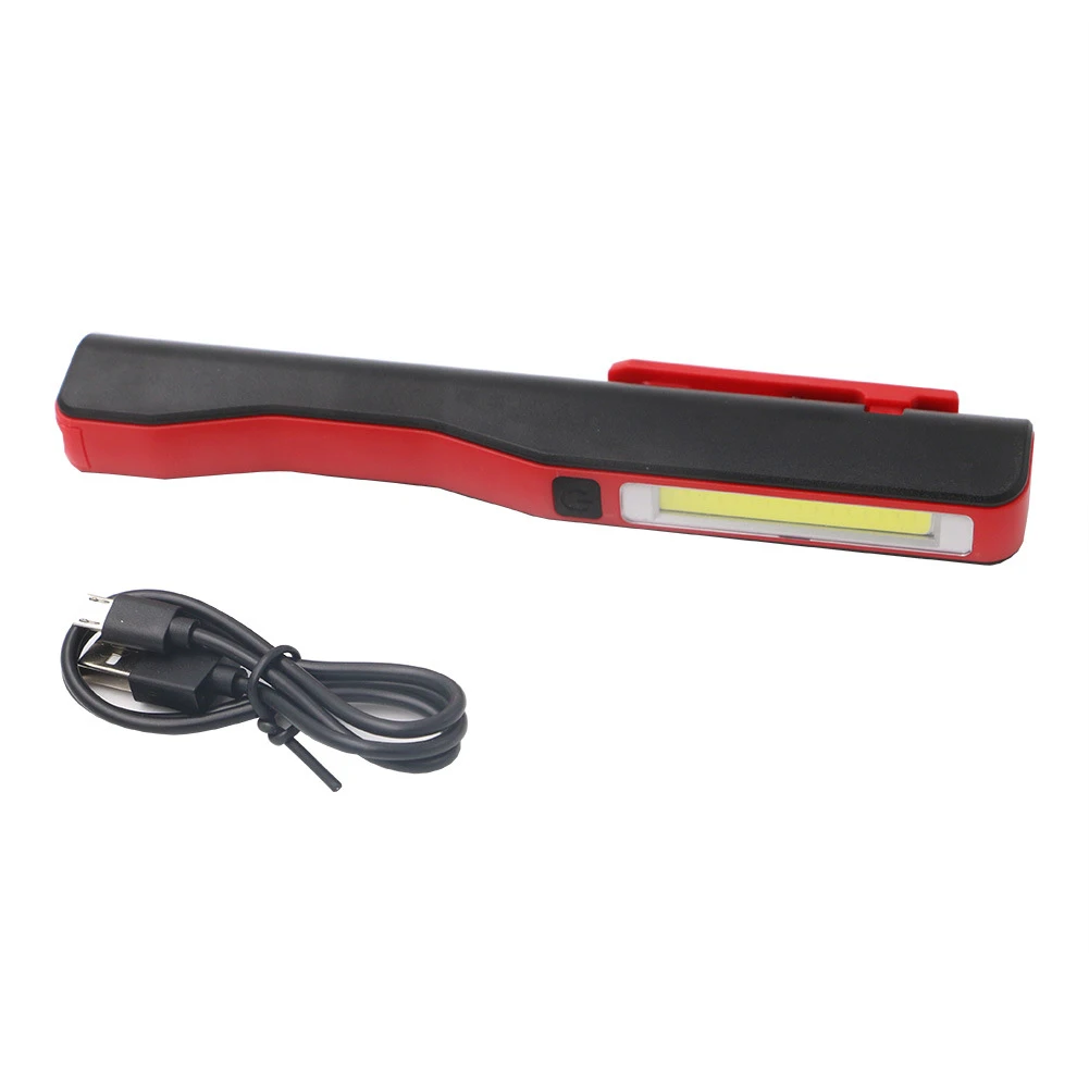 Naujausias USB Chargeing Mini Rašiklis Kišenėje COB LED Žibintuvėlis Magnetinio Darbo Inspekcijos Šviesos Fakelas, Automobilių Stilius