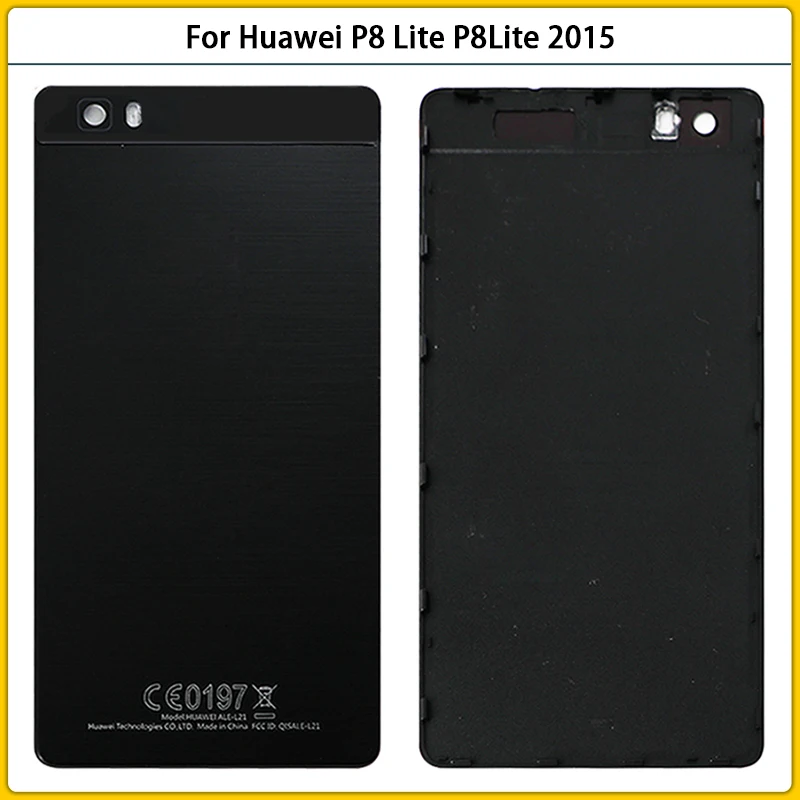 Naujas P8Lite Visą Būsto Atveju, Huawei P8 Lite Baterijos, Galinio Dangtelio Durų Priekiniai Artimųjų Rėmo Bezel Važiuoklės Pakeitimo